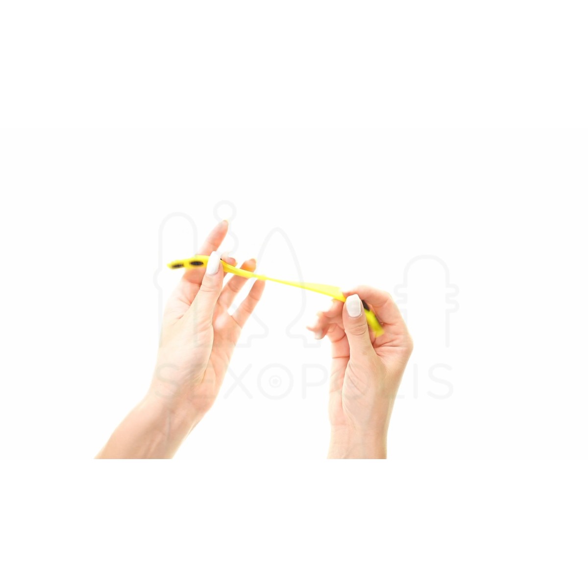 Ρυθμιζόμενο Δαχτυλίδι Πέους Cock Strap - Κίτρινο by Sexopolis