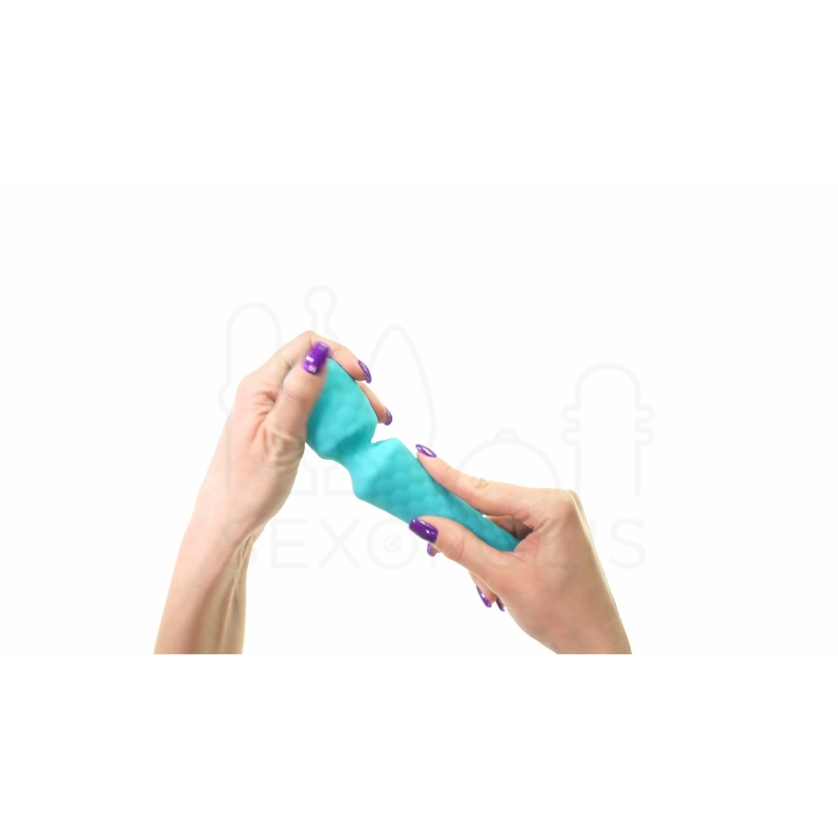 Premium Πανίσχυρη Συσκευή Μασάζ Σιλικόνης FemmeFunn Ultra Wand Powerful Silicone Massage Vibrator - Μπλε by Sexopolis
