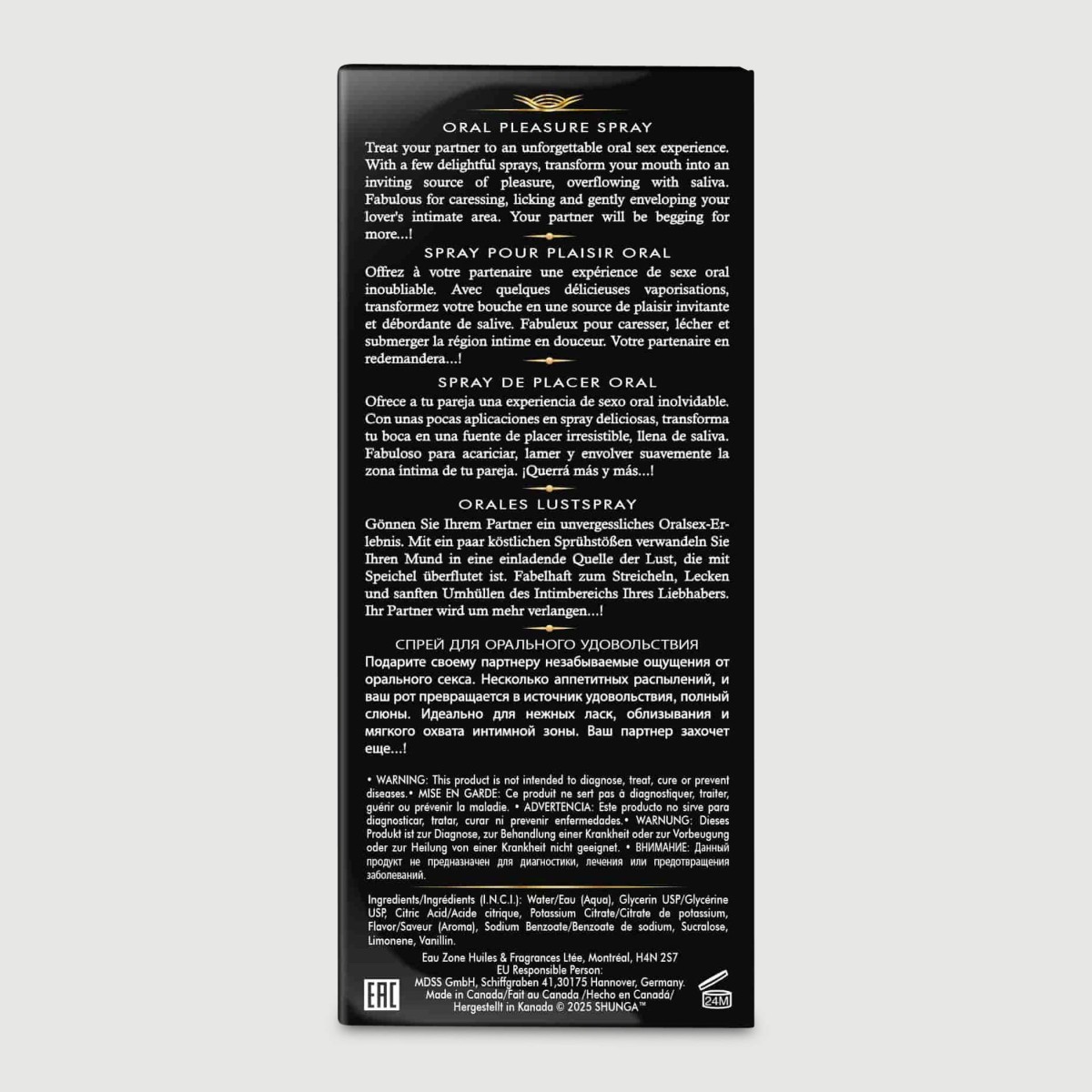 Shunga Waves Of Pleasure Stimulating Oral Sex Spray Watermelon Flavored - 20 ml by Sexopolis