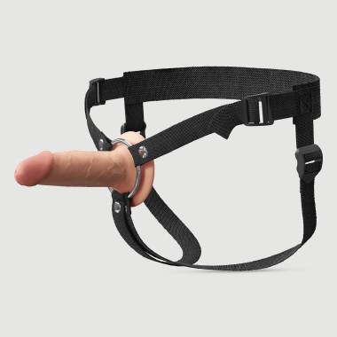Fantasy Extensions Elite 12,7 cm Hollow Silicone Strap On - Flesh