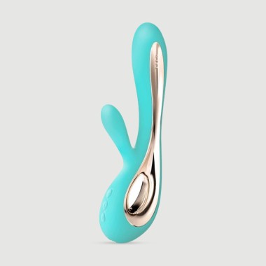 Lelo Soraya 2  Premium Silicone Rabbit Vibrator - Light Blue