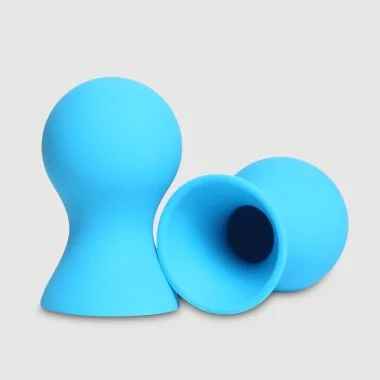 Αναρροφητές Θηλών Σιλικόνης Silicone Nipple Suction Cups – Γαλάζιο