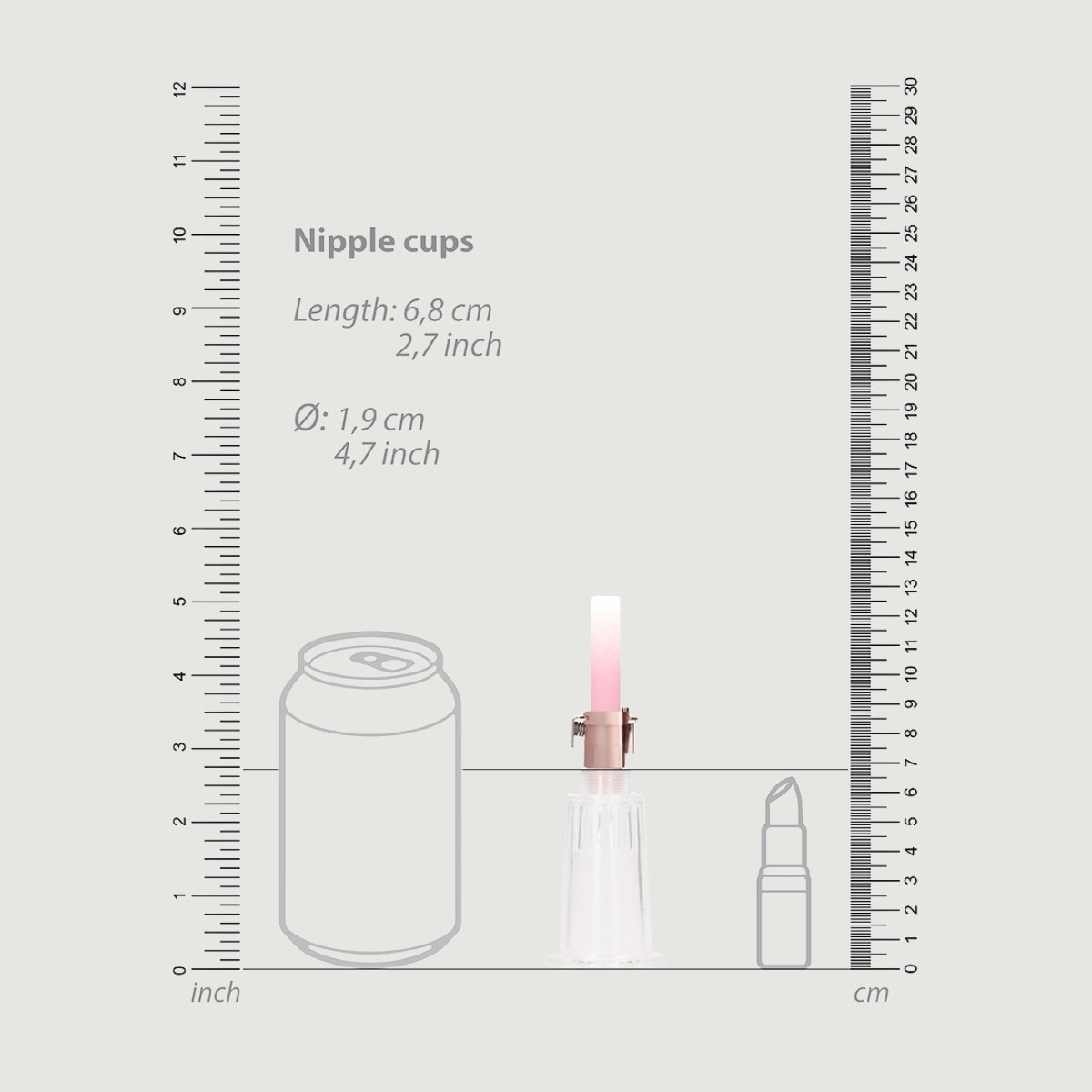 Medium Automatic Rechargeable Nipple & Clitoral Pump Set by Sexopolis