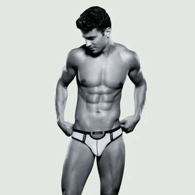 Ανδρικό String Bad Boy Thong - Λευκό