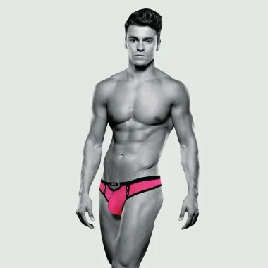 Ανδρικό String Bad Boy Thong - Ροζ