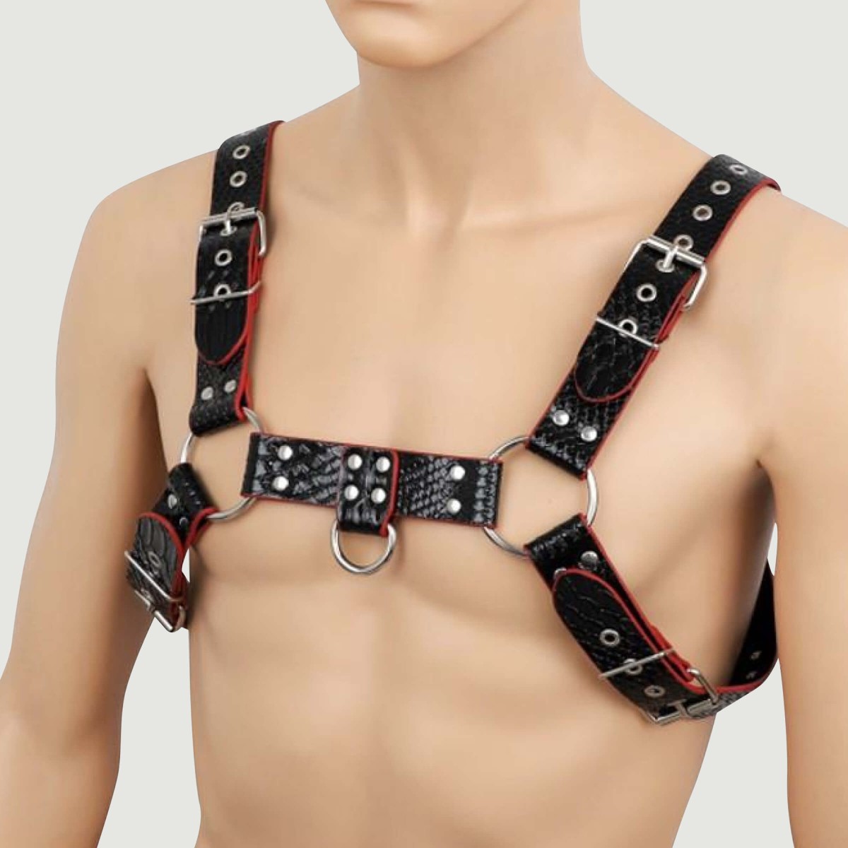 Ανδρικό Harness Στήθους Chest Harness System for Men - Μαύρο by Sexopolis