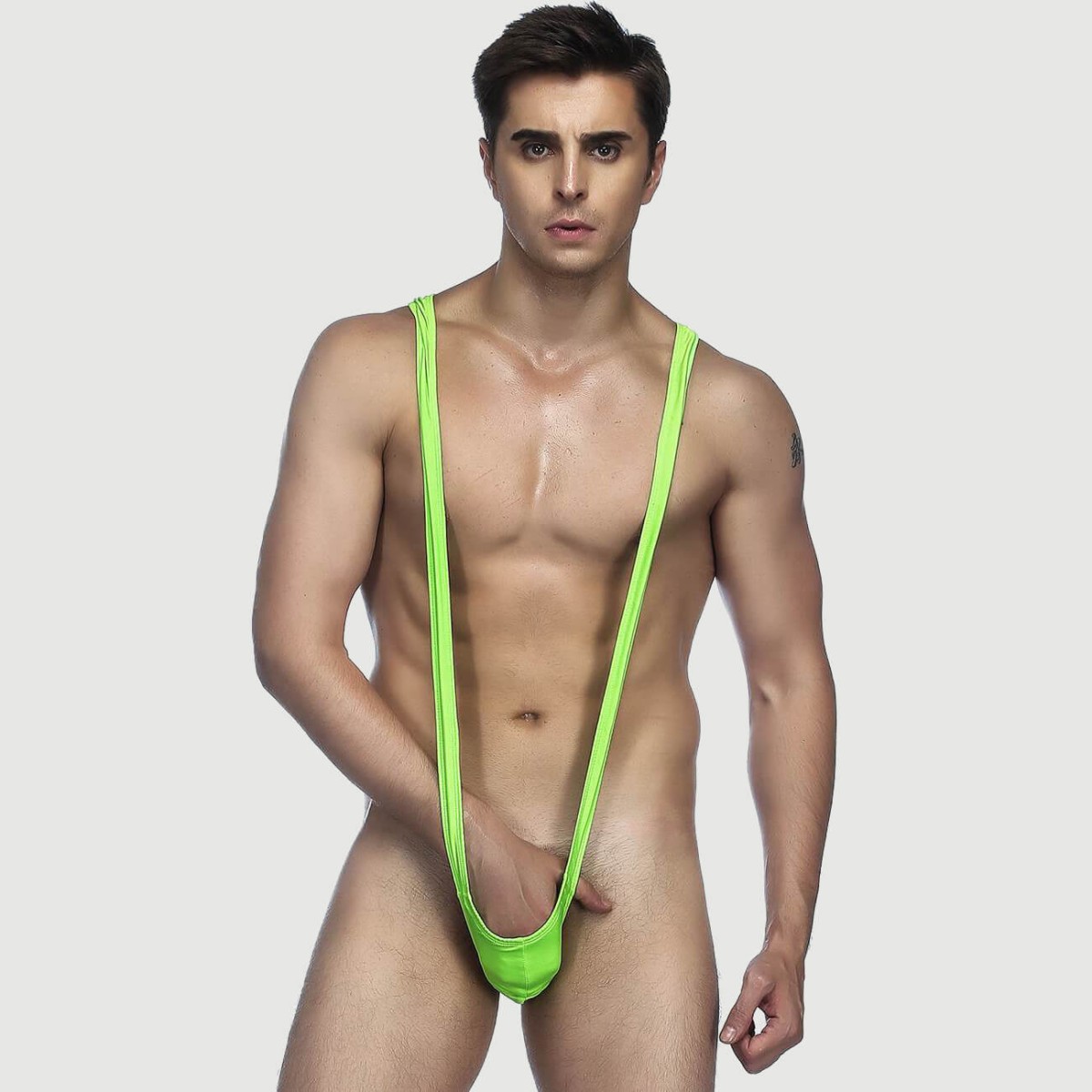 Ανδρικό Κορμάκι Hot Bikini Underwear For Men - Πράσινο by Sexopolis