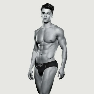 Μποξεράκι Bad Boy Brief - Μαύρο