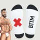 Ανδρικές Κάλτσες BTTM Socks - Λευκές by Sexopolis