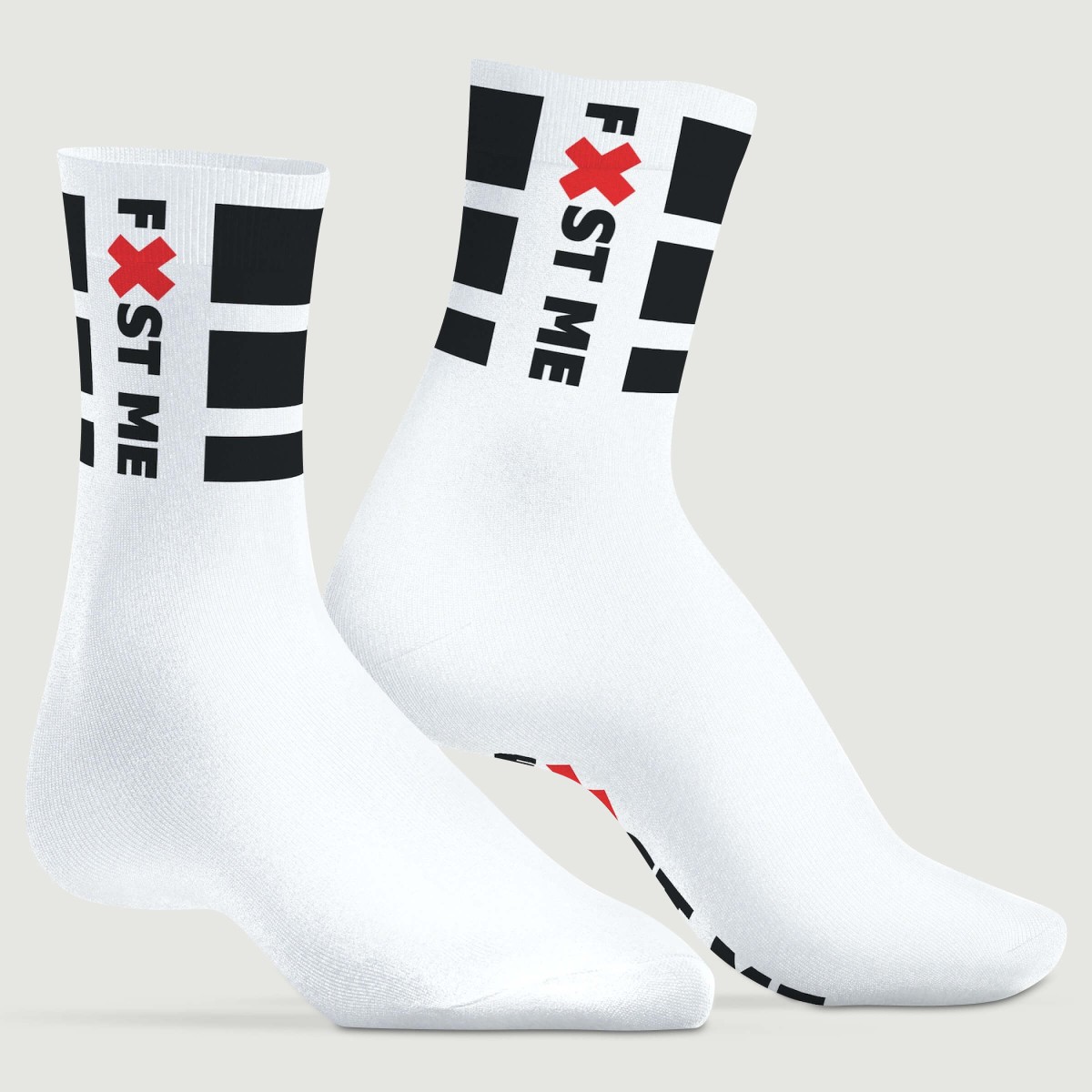 Ανδρικές Κάλτσες FIST ME Socks - Λευκές by Sexopolis