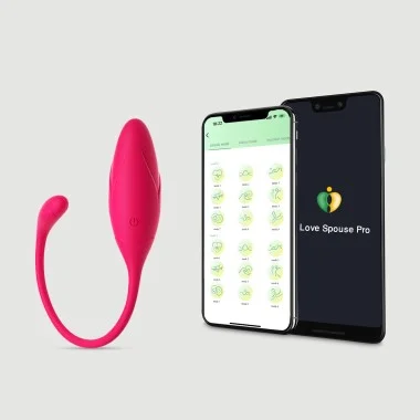 My Remote F Buddy Liquid Silicone App Based Bullet Vibrator - Red