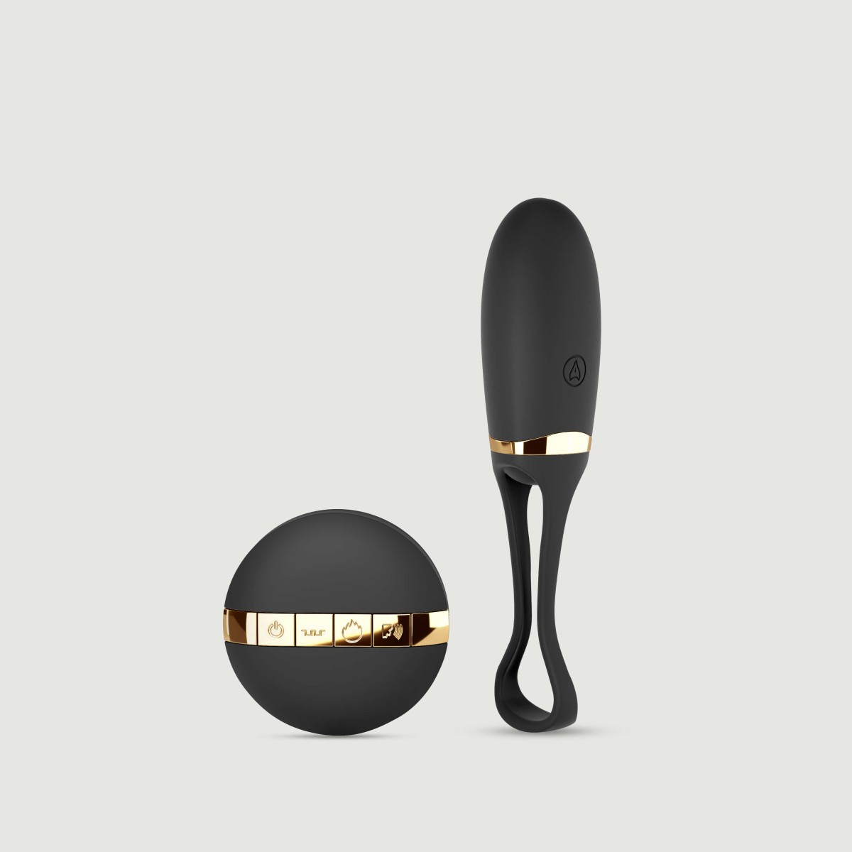 Secret Delight Voice Activated Remote Controlled Deluxe Vibrator - Gold/Black by Sexopolis