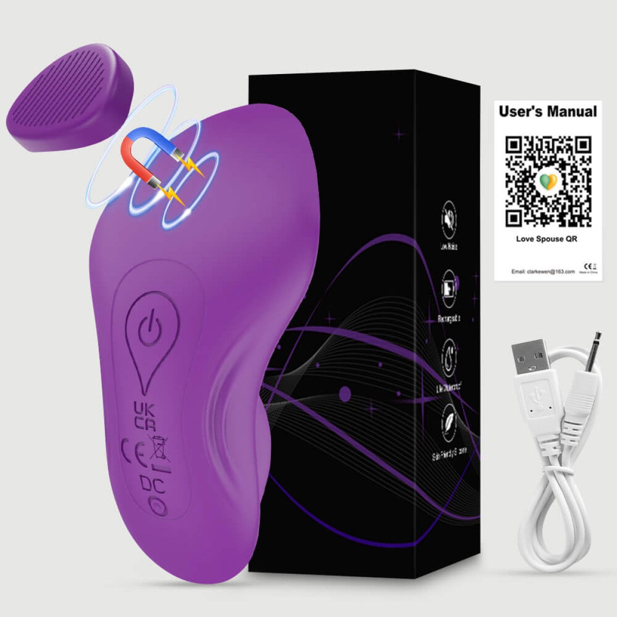 Ασύρματος Δονητής Σιλικόνης Εσωρούχου με Application Kenna App Controlled Panty Silicone Wearable Vibrator - Μωβ by Sexopolis