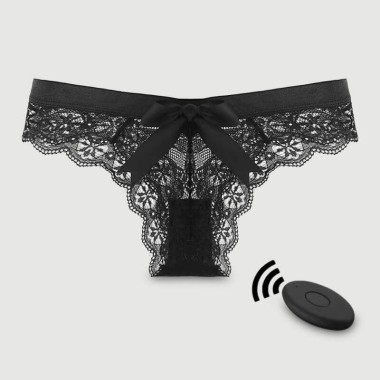 Ασύρματος Bullet Δονητής Εσωρούχου Roman Remote Controlled Panty Powerful Bullet Vibrator - Μαύρος
