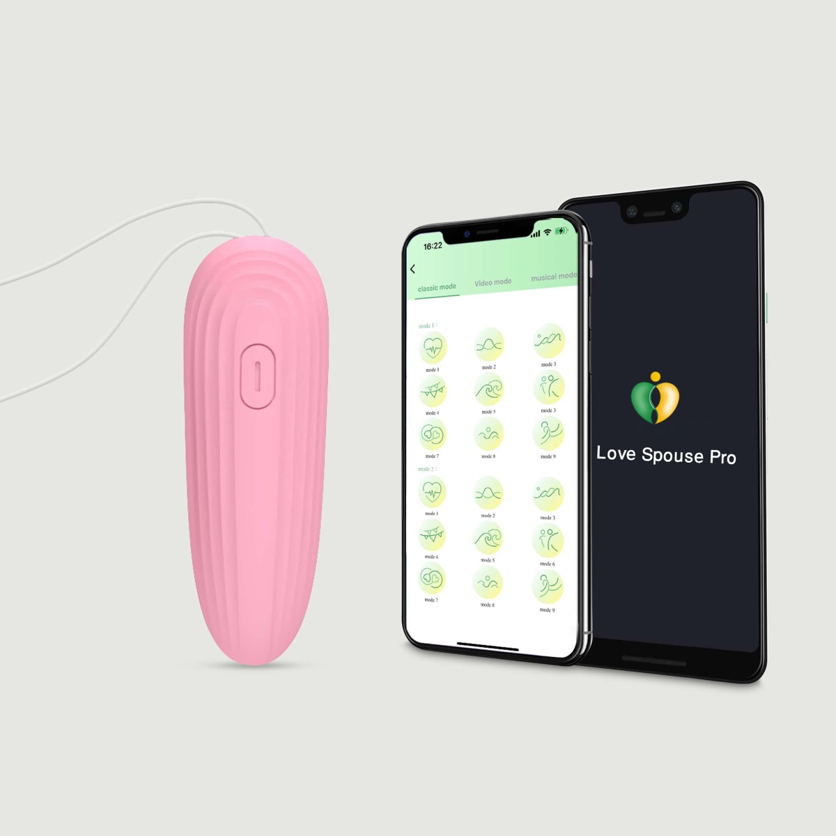 Bullet Δονητής με Application Sexopolis Lulu App Based Silicone Bullet Vibrator - Απαλό Ροζ by Sexopolis