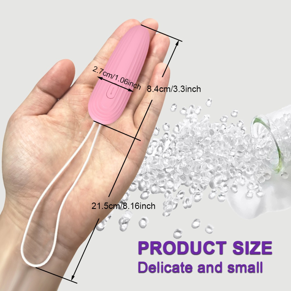 Bullet Δονητής με Application Sexopolis Lulu App Based Silicone Bullet Vibrator - Απαλό Ροζ by Sexopolis