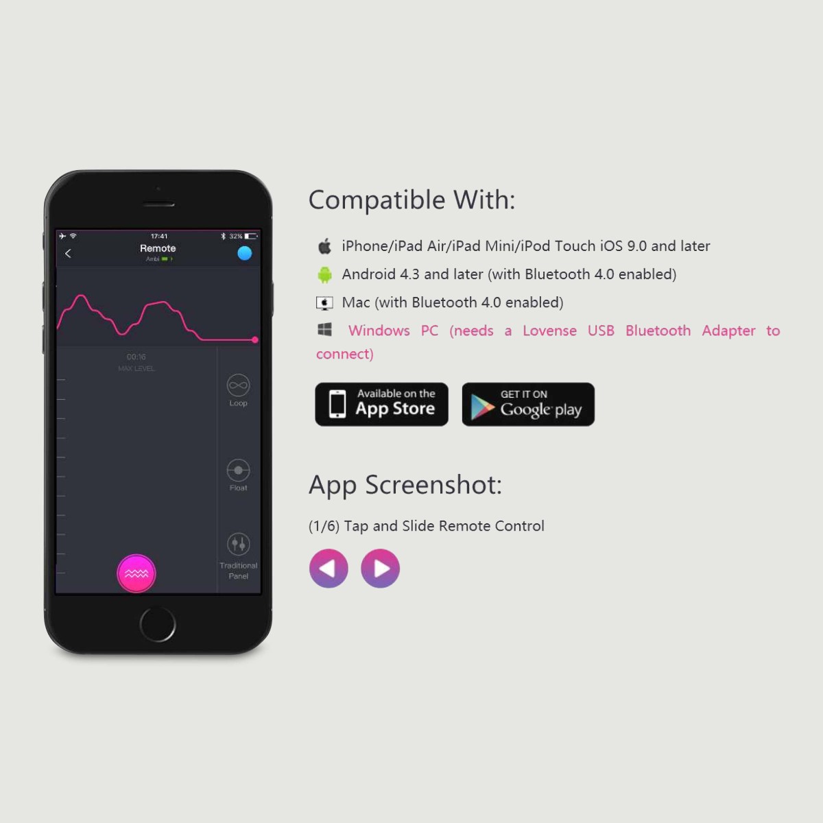 Ασύρματος Δονητής με Application Lovense - Lush 2.0 Wearable Application Based Bullet Vibrator by Sexopolis