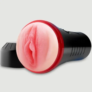 10 Function Rechargeable Realistic Pussy Masturbator - Flesh