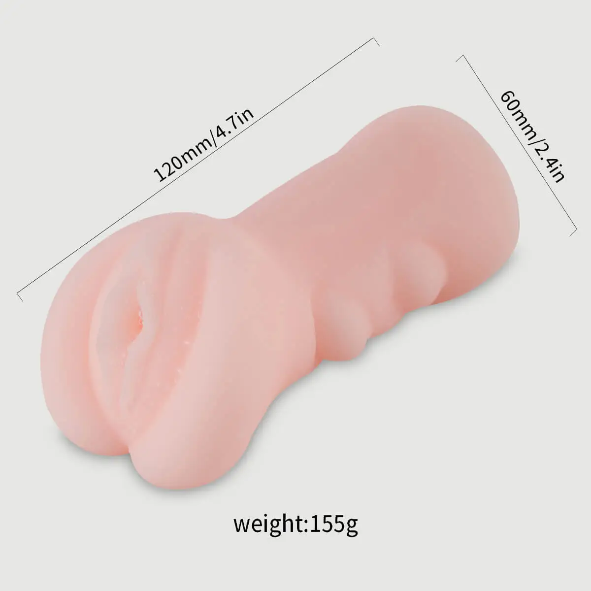 Bella Soft Pussy Dotted Masturbator - Flesh by Sexopolis