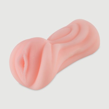 X-Ray Ribbed Surface Pussy Masturbator - Flesh