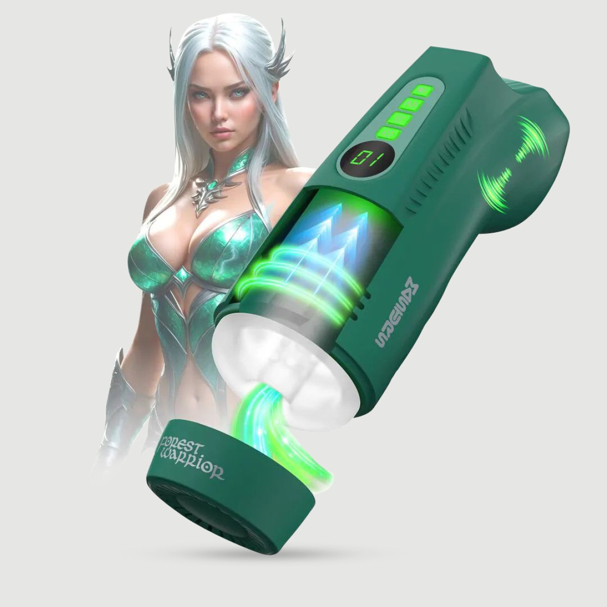 Augmented Reality Ayla Forest Warrior Multi Function Masturbator by Sexopolis