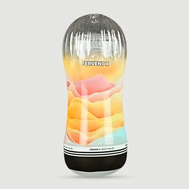 The Quickie Advanced Ribbed Male Masturbator - Yellow