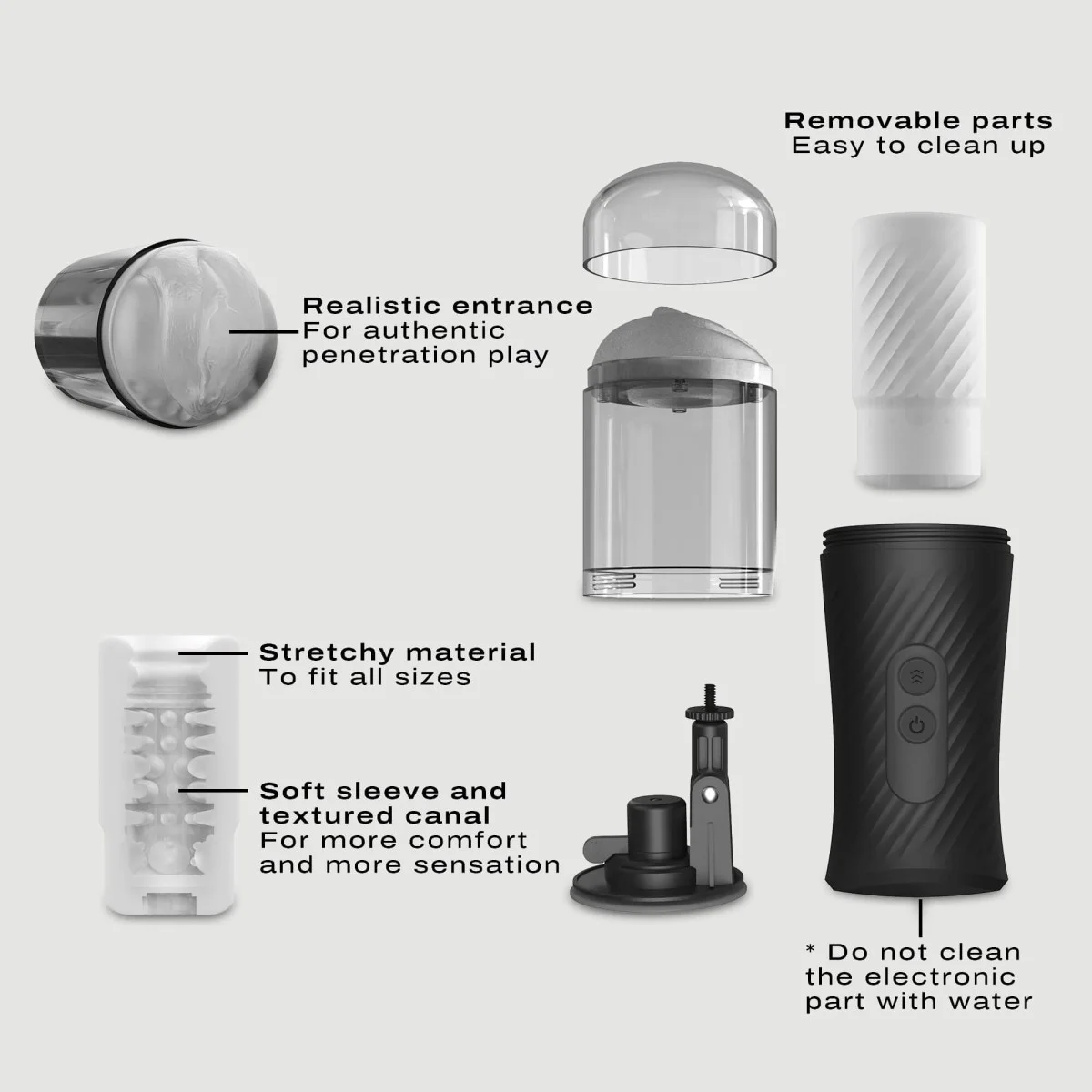 Αυνανιστήρι με Παλινδρόμηση Thrust Blow Thrusting Masturbator by Sexopolis