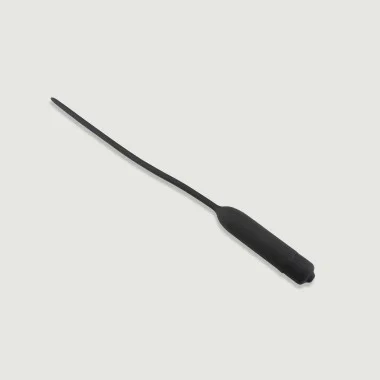 350 x 5,5 mm Vibrating 10 Speed Urethral Sound - Black