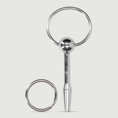 Small Urethral Metal Plug - Silver