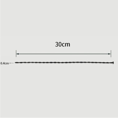 Sound Ουρήθρας Σιλικόνης 300 x 4 mm Silicone Urethral Sound - Μαύρο