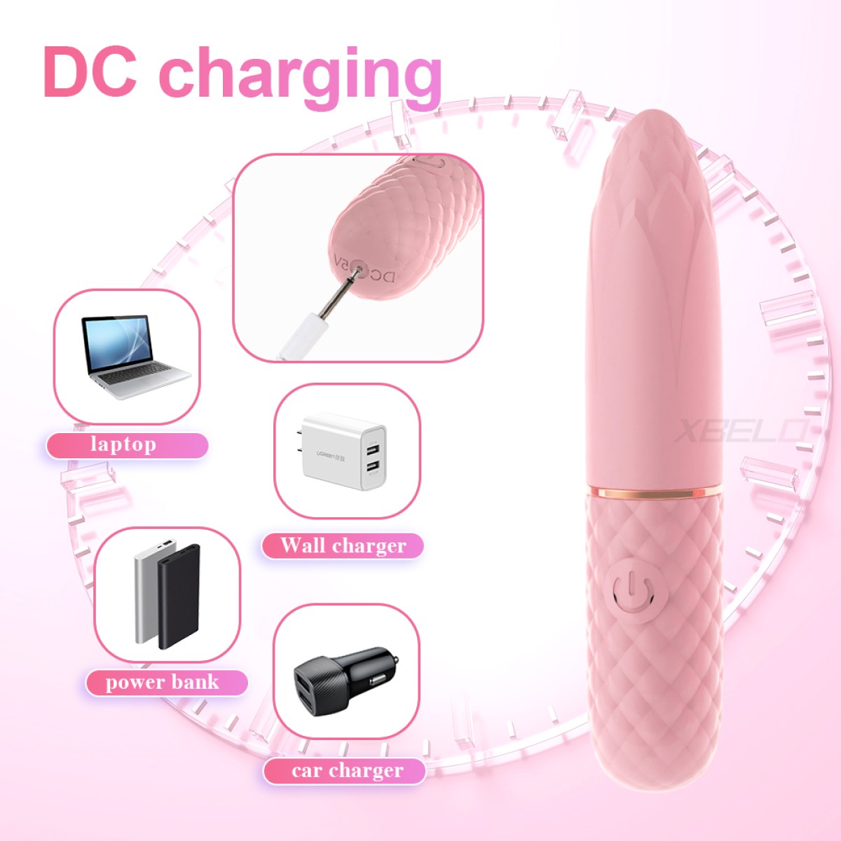 Bullet Δονητής Σιλικόνης Sexopolis Ryker Rechargeable Silicone Bullet Vibrator - Ροζ by Sexopolis