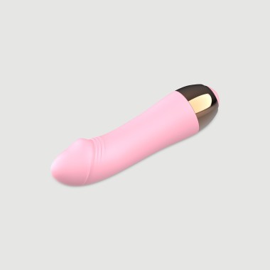 Mini Bullet Δονητής Σιλικόνης Mini Dick Silicone VIbrating Bullet - Ροζ