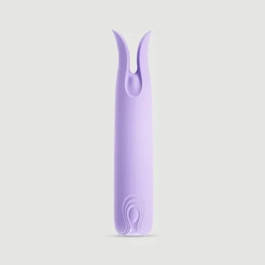 Mini Δονητής Από Απαλή Σιλικόνη Clitty Mini Liquid Silicone Vibrator - Μωβ