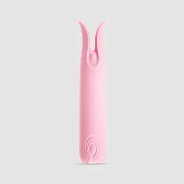 Mini Δονητής Από Απαλή Σιλικόνη Clitty Mini Liquid Silicone Vibrator - Ροζ
