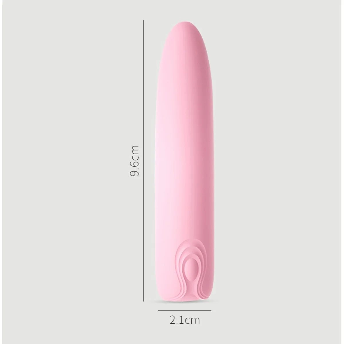 Mini Δονητής Από Απαλή Σιλικόνη Softy Mini Liquid Silicone Vibrator - Μωβ by Sexopolis
