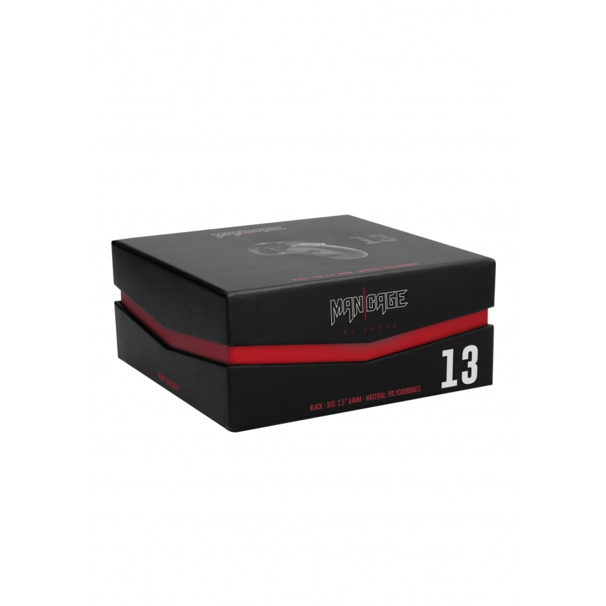 Mancage Model 13 Chastity Cage - Black by Sexopolis