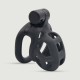 Solid Aspic Chastity Cage 5 x 3,2 cm - Black by Sexopolis
