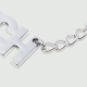 Nipple Clamps With Chain & BITCH Tag – Silver by Sexopolis