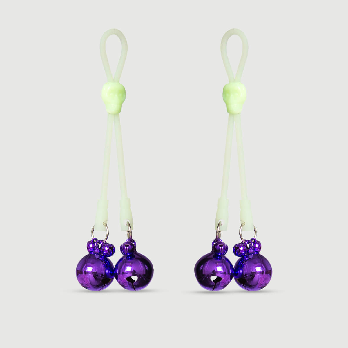 Nipple Clamps With Bells – Purple by Sexopolis
