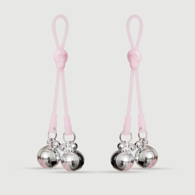 Nipple Clamps With Bells – Pink