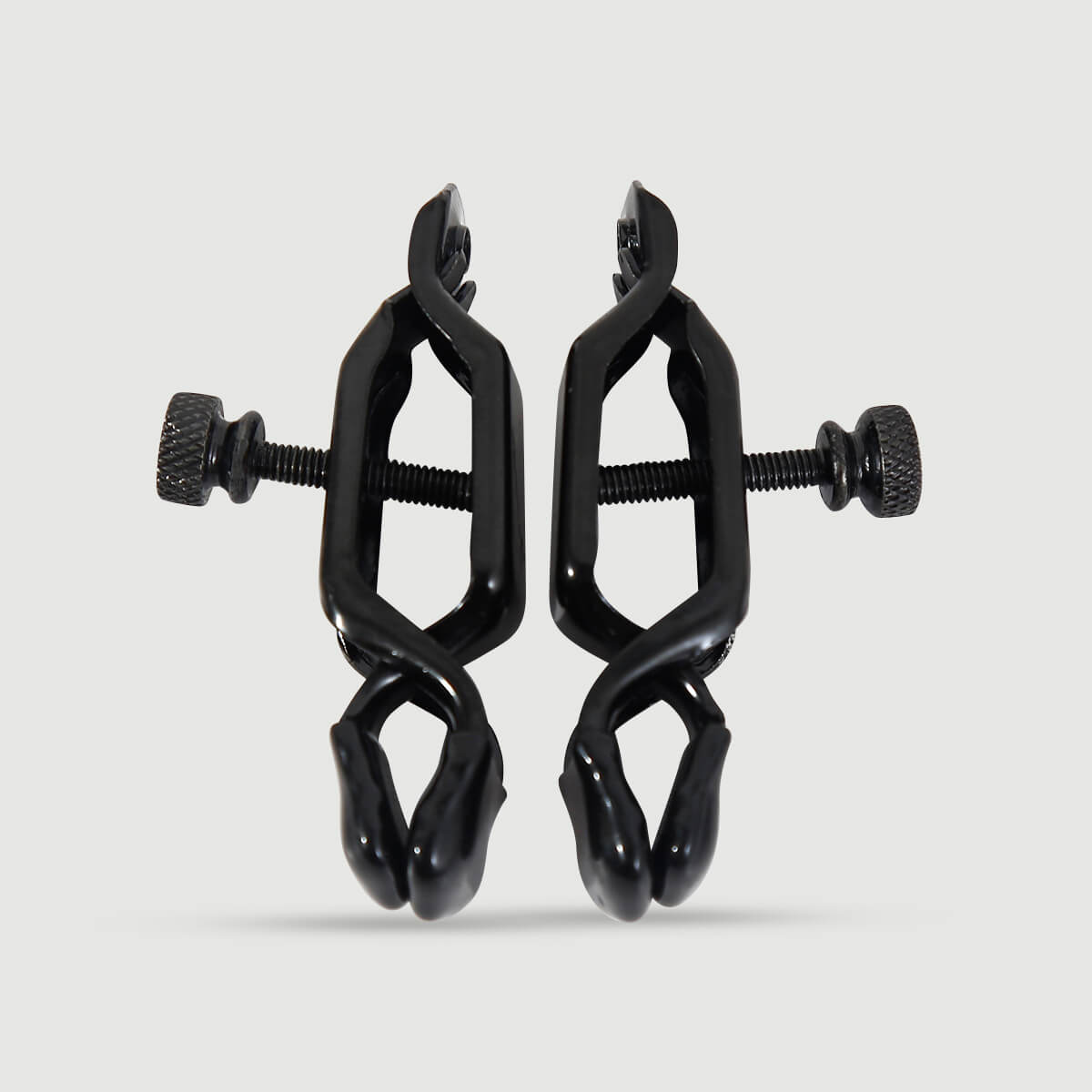 Nipple Clamps With Screw Adjuster – Black by Sexopolis