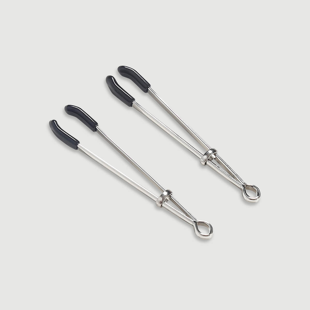 Nipple Clamps With Adjustable Pressure – Silver by Sexopolis