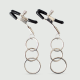 Adjustable Nipple Clamps With Triple Rings – Silver by Sexopolis