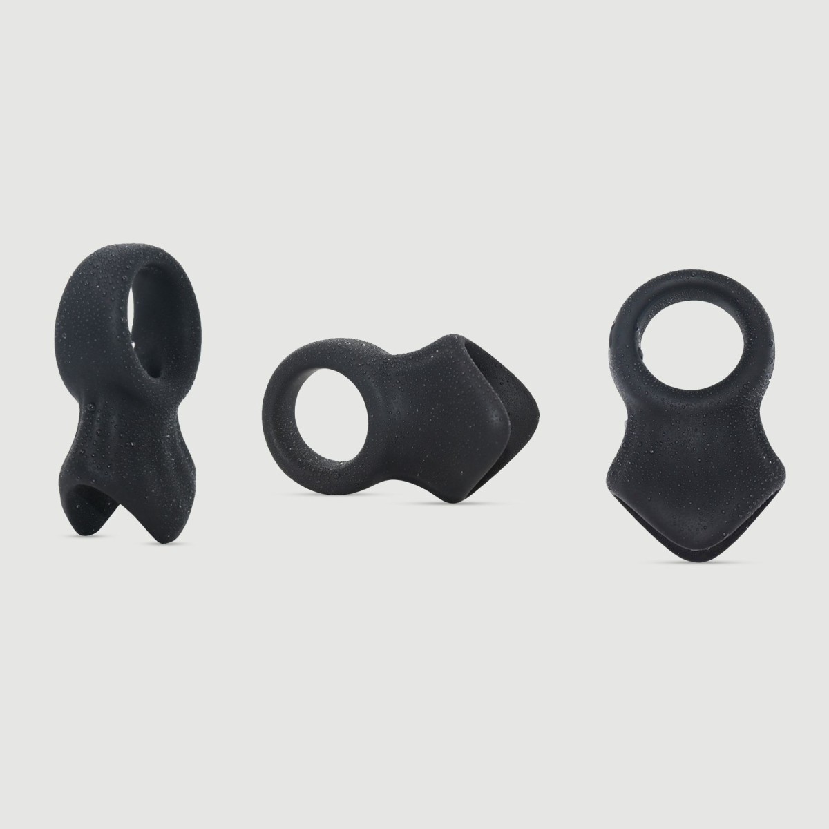 Εύκαμπτο Δαχτυλίδι Πέους & Όρχεων Σιλικόνης Flexible My Ball Bag Liquid Silicone Cock & Ball Ring - Μαύρο by Sexopolis