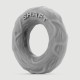 Shaft 1R Liquid Silicone Flexible Small Cock Ring - Gray by Sexopolis