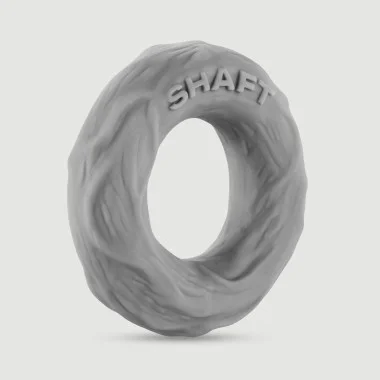 Shaft 3R Liquid Silicone Flexible Large Cock Ring - Gray