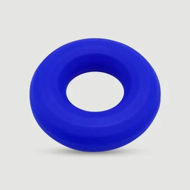 Highway Rush Liquid Silicone Flexible Cock Ring Medium 51 mm - Blue