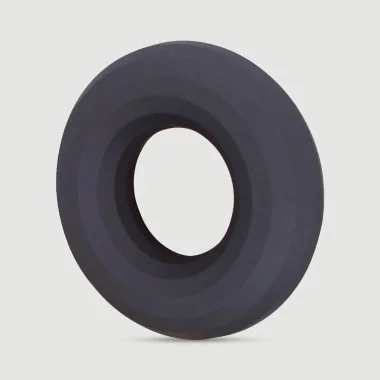 The Perfect O Liquid Silicone Flexible Cock Ring 40 mm - Black
