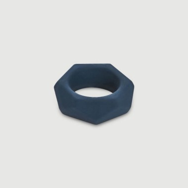 Boners Diamond Shaped Silicone Cock Ring - Gray