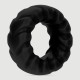 Forto F-25 23 mm Rugged Silicone Cock Ring - Black by Sexopolis